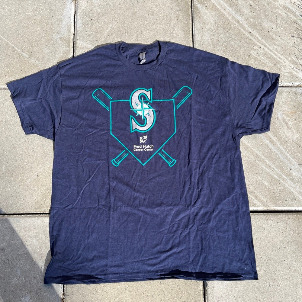 Seattle Mariners Baseball T-Shirt Fred Hutch Cancer Center